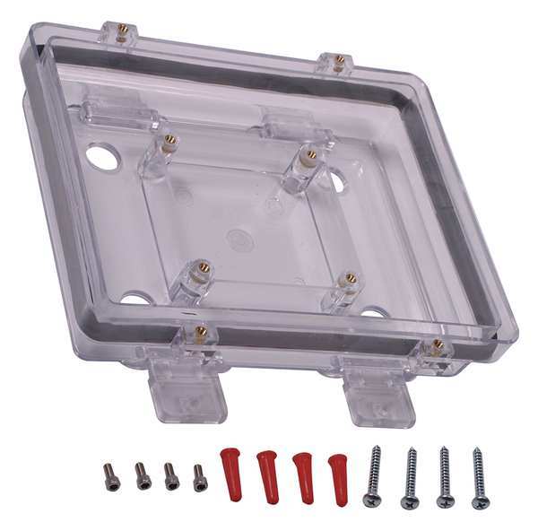 Safety Technology International B Style Backbox Kit, Polycarbonate, Clear SUB-06297B