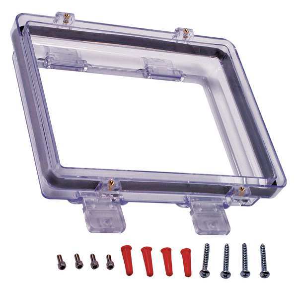 Safety Technology International C Style Backbox Kit, Polycarbonate, Clear SUB-06297C