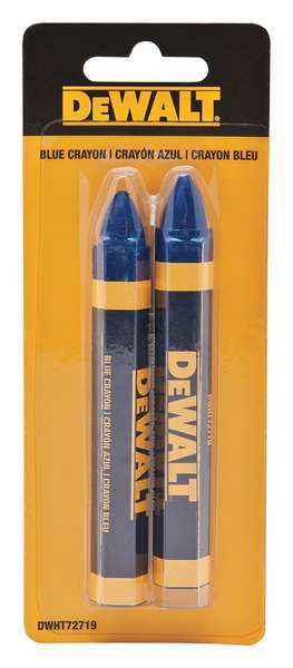 Dewalt Blue Lumber Crayon, 2 PK DWHT72719