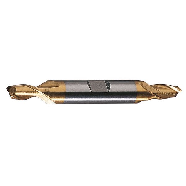 Cleveland 2-Flute HSS Square Double End Mill Cleveland HD-2-TN TiN 5/16x3/8x9/16x3-1/2 C33660