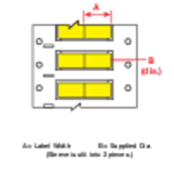 Brady 4-51/64" x 50 ft. Yellow Wire Marking Sleeves, DR-187-2-YL-2 DR-187-2-YL-2