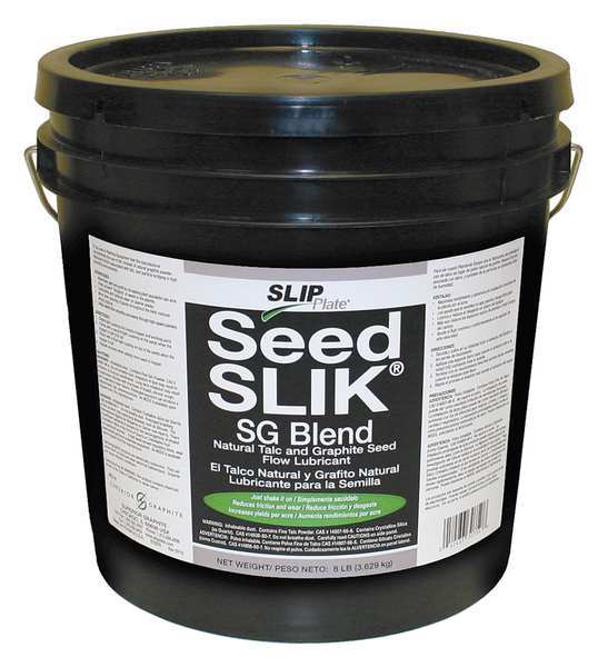 Seed Slik Lubricant, 8 lb., Pail, Gray SLIKBLEND-8#