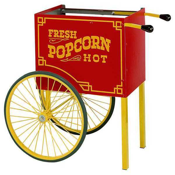 Cretors Popcorn Wagon Base, Red, 41-1/4 in. W GRKS-X