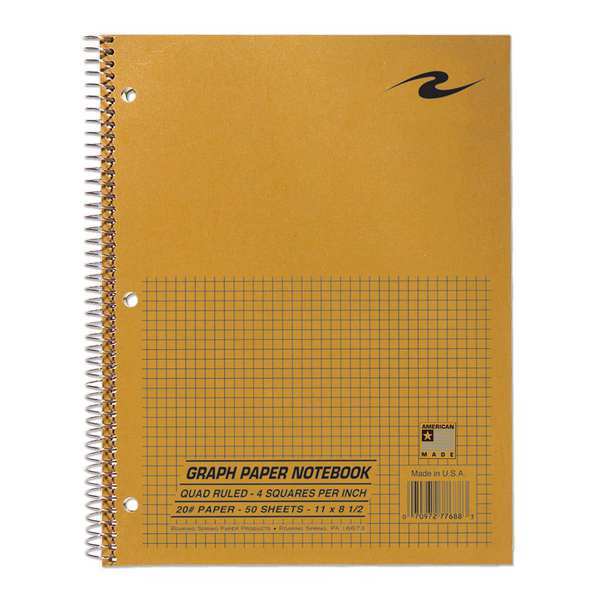 Roaring Spring Lab Notebook, 8-1/2 in. x 11 in., Brown 77688