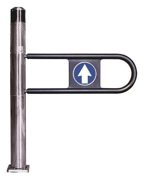 Turnstile Automatic Open/Close Gate, 1 or 2 Way 4001-SS-34-LE