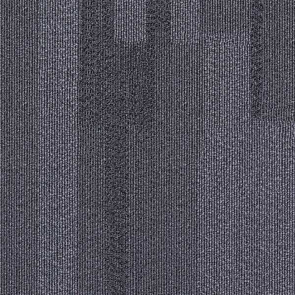 Zoro Select Carpet Tile, 19-11/16in. L, Dark Gray, PK20 31HL84