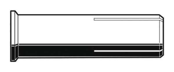 Zoro Select Flush Embedment Anchor, 7/8" Dia, 2-1/2" L, Steel Zinc Plated, 80 PK B30575.062.0001