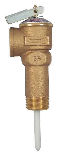 Cash Acme T and P Relief Valve, 6-1/2inHx1-15/32inW 19783-0150