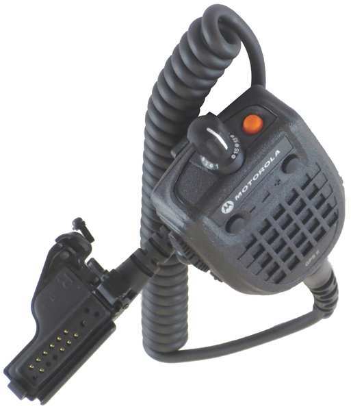 Motorola Speaker Microphone, Remote, 1-11/16 in. L HMN4112A