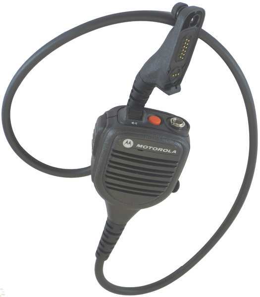 Motorola Speaker Mic, Remote, 1-7/64 in. L PMMN4061B