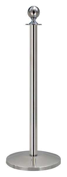 Queueway Ball Top Post, Polished Stainless Steel QWAY312-3P