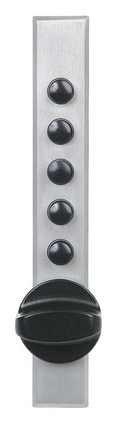 Simplex Mechanical Lock, Satin Chrome, 5 Button 9681C2026D41