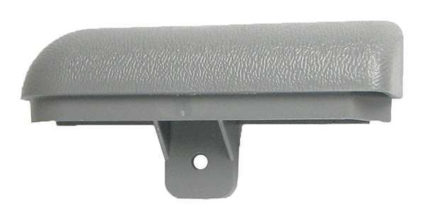 Pawling End Cap, Left, Silver-Gray, 4 in x 3/4 in ECL-4-0-210