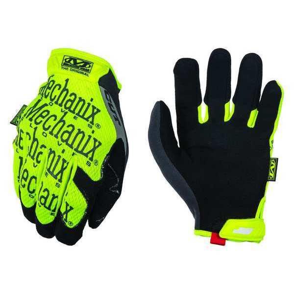 Mechanix Wear Hi-Vis Cut Resistant Gloves, A5 Cut Level, Uncoated, M, 1 PR SMG-C91-009