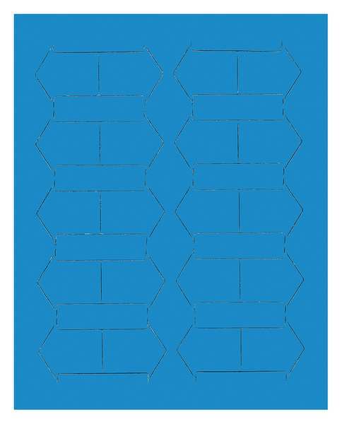 Magna Visual Magnetic Arrows, 3/4 In. W, Blue, PK20 FI-425