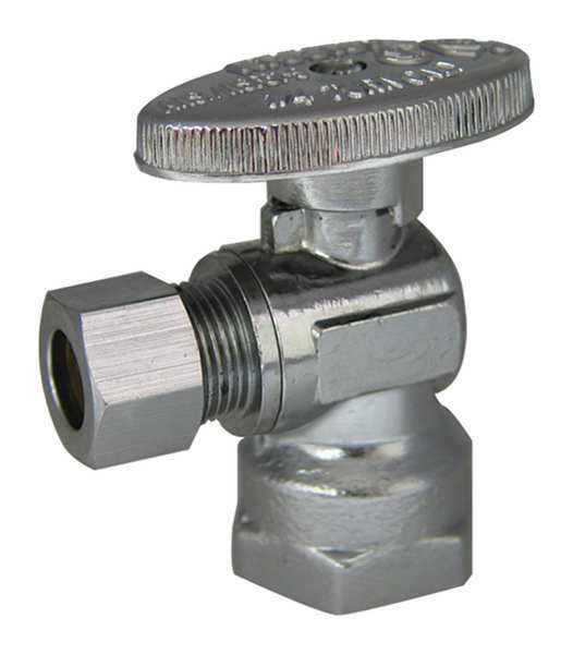 Kissler Angle Stop Valve, 3/8in.Compx1/2in.FIP 88-9205