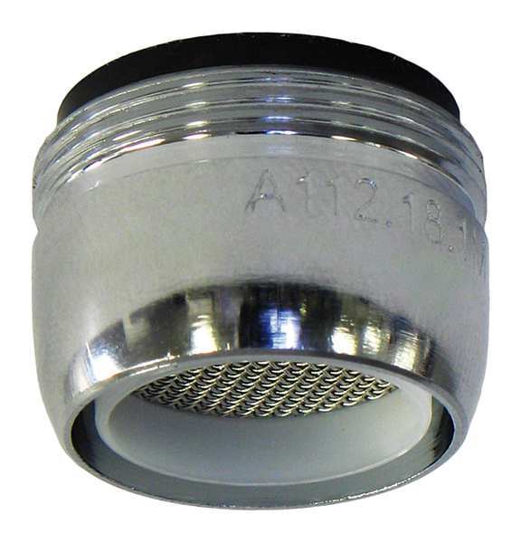 Kissler 2.2 gpm Aerated Outlet, 13/16 in - 27 Thread Size, Chrome, Metal AB83-X020