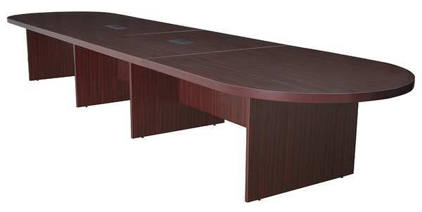 Regency Race TrackLegacy Modular Conference Tables, 216X52X29, WoodTop LCTRT21652MH