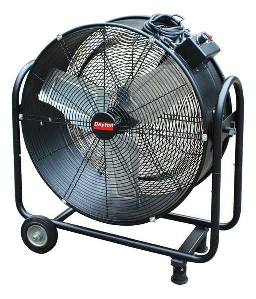 Dayton Mobile Air Circulator 24" Non-Oscillating, 115VAC, 7000 CFM 31XL41