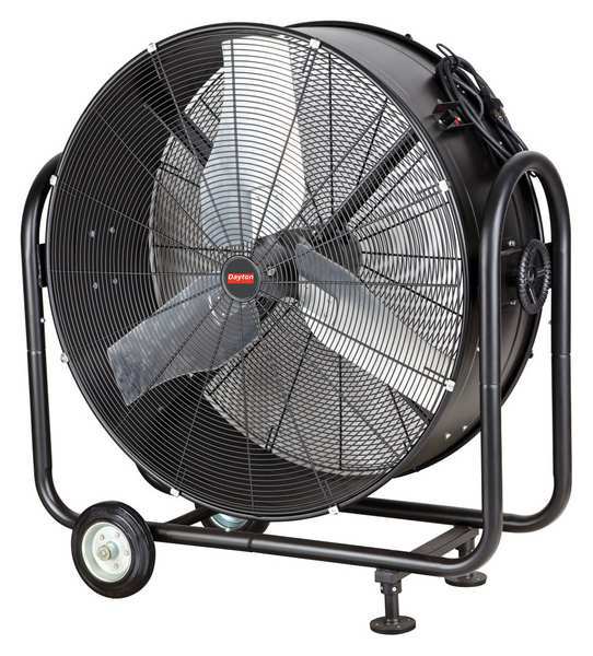 Dayton Mobile Air Circulator 36" Non-Oscillating, 115VAC, 15,000 CFM 31XL42