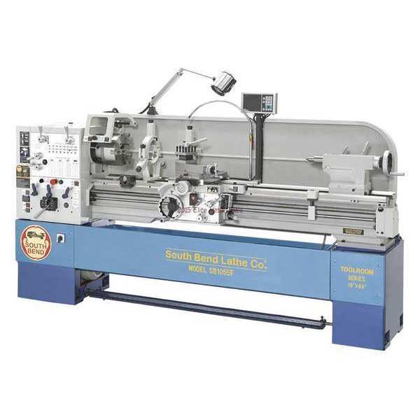 Baileigh Industrial Lathe, 110 Volts, 1 1/2 hp HP, 60 Hz, 1 Phase 36 in Distance Between Centers PL-1236E-DRO