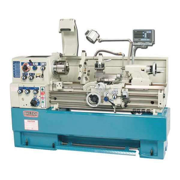 Baileigh Industrial Lathe, 220V AC Volts, 7 1/2 hp HP, 60 Hz, Three Phase 40 in Distance Between Centers PL-1640