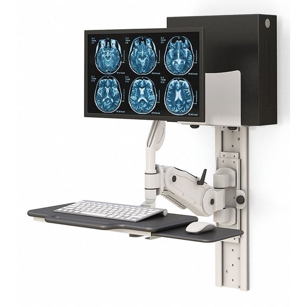 Afc Industries Mounted Sit Stand Computer Workstation 772377G