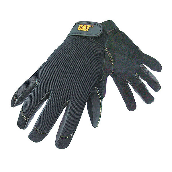 Boss Cat Gloves Glove, Lined Split, Leather Palm, Jumbo, PK2 CAT012201J