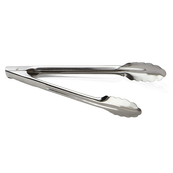 Tablecraft Utility Tongs, Stainless Steel, 12", PK12 2712