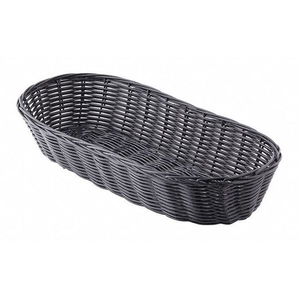 Tablecraft Handwoven Basket, Oblong, Black, PK12 2418