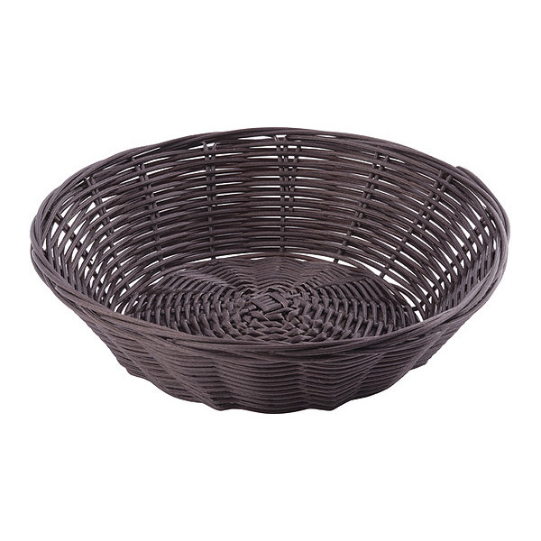 Tablecraft Handwoven, Round Basket, Brwn, PK12 1475