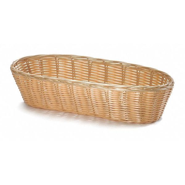 Tablecraft Handwoven, Oblong Basket, Natural, PK12 1113W