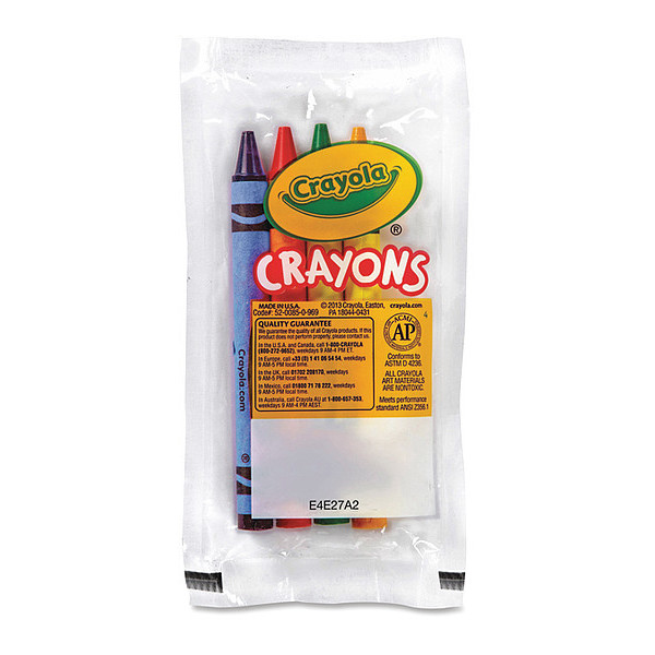 Crayola Crayons, Cello Pack, 4, PK360 520083