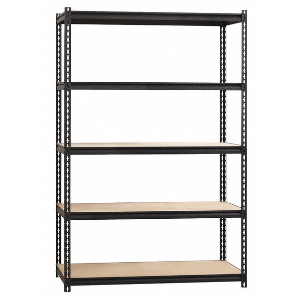 Iron Horse Boltless Shelving Unit, 5 Shelves, Steel, 24 in D x 48 in W x 72 in H 20994