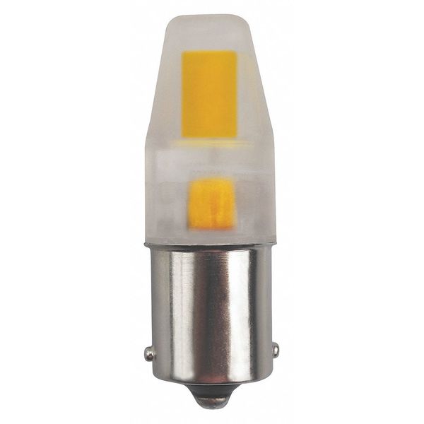 Satco Bulb, LED, 3W, 12V, MininLED, BA15s, 30K S8688