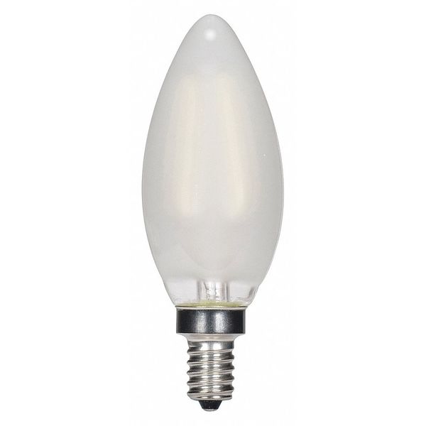 Satco Bulb, LED, 3.5W, 120V, C11, Base E12, 27K S9868