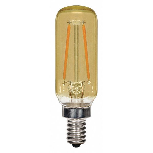 Satco Bulb, LED, 2.5W, 120V, T6, Base E12, 22K S9873