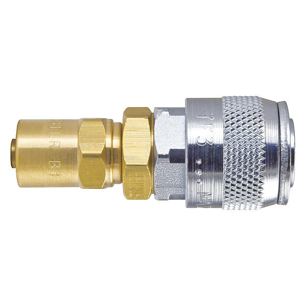 Foster Socket, TruFlate, 10, Brass/Steel, 1/4" TFSC5