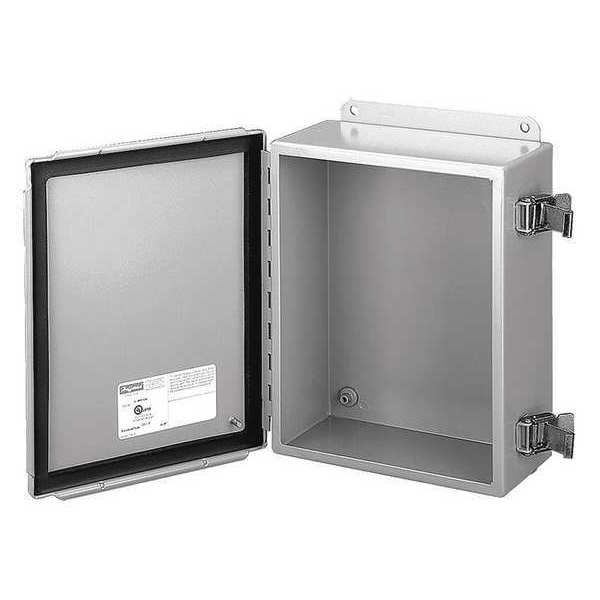 Nvent Hoffman 304 Stainless Steel Enclosure, 6 in H, 6 in W, 4 in D, NEMA 12, 3R, 4, 4X, Lift Off A606NFSS