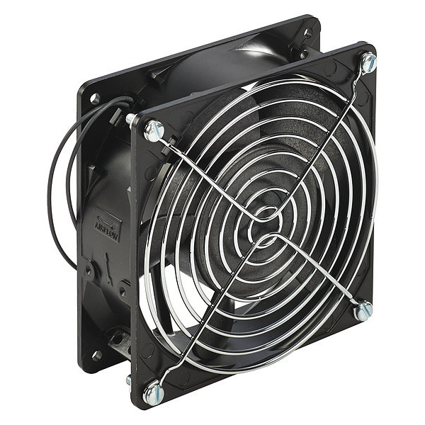 Nvent Hoffman Axial Fan, Square, 115V AC, 100 cfm, 4 5/8 in W. A4AXFN