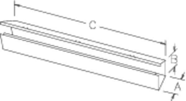 Nvent Hoffman Lay-In Wireway, 4 ft., 4inWx4inH, Steel F44G48WK