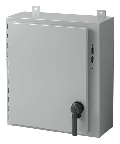 Nvent Hoffman Carbon Steel Enclosure, 36 in H, 31 in W, 12 in D, NEMA 12; 13, Hinged A36SA3212LPPL