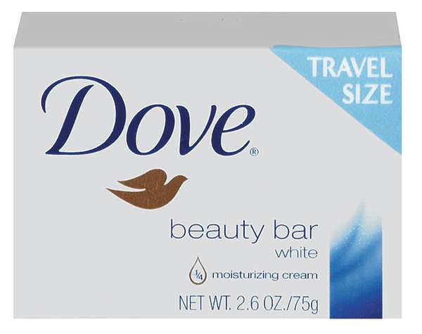 Dove Bar Soap, 2.6 oz., Unscented, PK36 CB126811