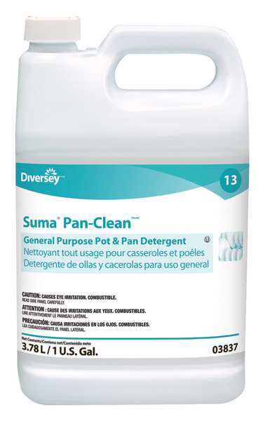 Diversey Pot and Pan Cleaner, 1 gal., Floral, PK4 101109767