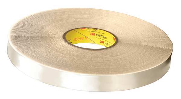 3M 3M 4658F Double Coated Removable Foam Tape 1" x 27yd Clear 3M 4658F