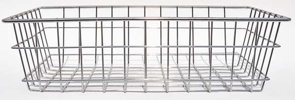 Marlin Steel Wire Products Silver Rectangular Storage Basket, Steel 00-150A-12