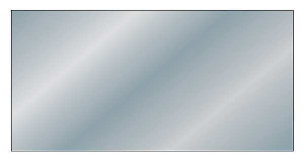 Zoro Select Clear Acrylic Mirror Stock 48" L x 24" W x 0.118" Thick AFM-2448-118