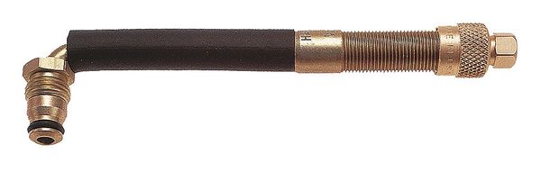 Haltec Tire Valve, Large Bore, 6in, Brass WH-45-6