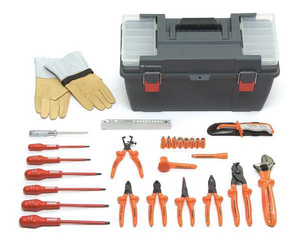 Basic 1000V Insulated Tool Kit, 1000-Volt, 8-Piece - 33526