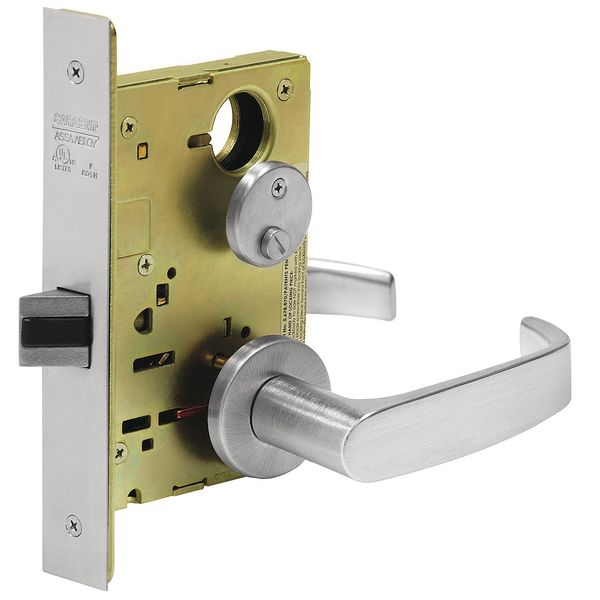 Sargent Lever Lockset, Mechanical, Privacy, Grade 1 8265 LNL 26D